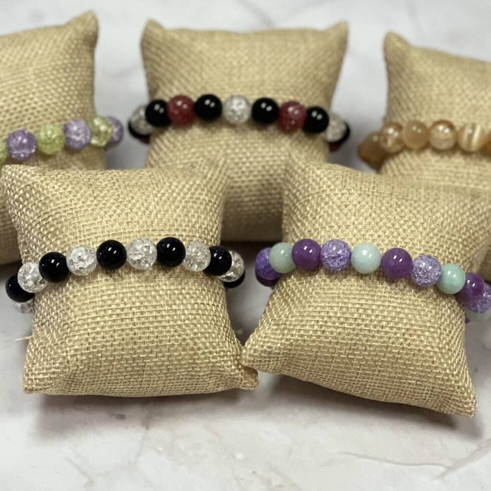 Adult Glass+Stone Bracelets
