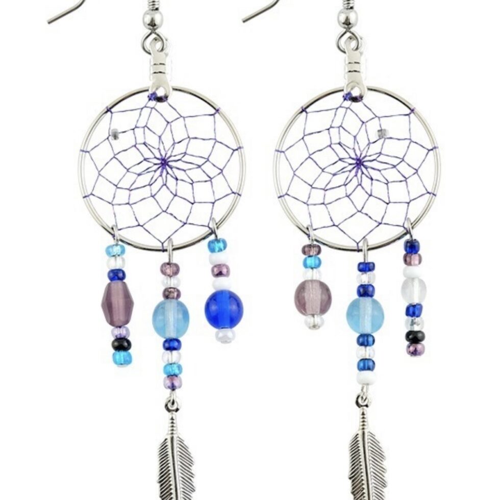 1" Dreamcatcher Earrings