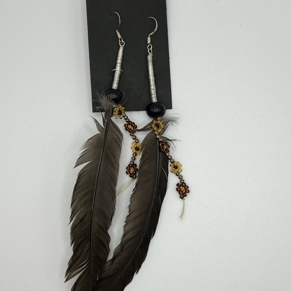 Handmade Feather Earrings